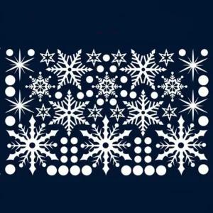 눈결정 크리스마스 윈도우 스티커 시트지 겨울창문 눈송이