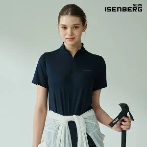 [하프클럽/네파 이젠벅]여성 하프집업 반팔티 여성 4컬러 택1_N