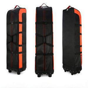 비행기용 골프백 커버 골프 여행 가방 바퀴 부착 Demanca 방수 내설 큰 사이즈 수납 가능 콤팩트접이식 비행기 신칸센 대응 간편 보호 [병행 수입품]