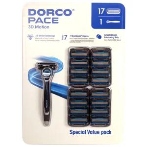 도루코 페이스 3D모션 면도기세트 1+17개 코스트코