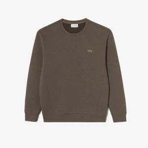 라코스테 스포츠 시그니처 테크니컬 피케 크루넥 스?셔츠 다크브라운 SH615E-55N SKB