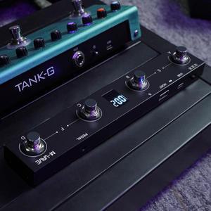 M VAVE 초콜릿 플러스 무선 미디 컨트롤러 키보드 4 버튼 풋 스위치 MIDI 호스트 인터페이스 제어 기능 지