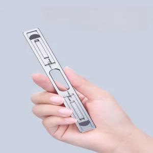 붙이는 노트북거치대 부착식스탠드 휴대편한 카페 높이조절