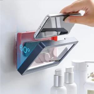 벽에 붙여 사용하는 방수폰케이스