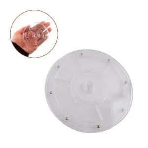 [콩심팥심]투명 아크릴 회전케이크판 다용도 아이싱 디스플레이 팬