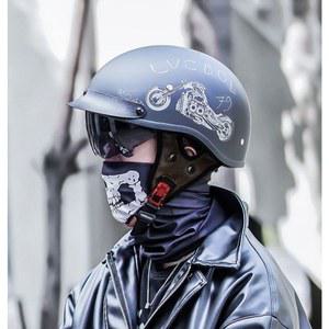 반모헬멧블루투스 스쿠터 하이바 여성용 반모헬멧 사계절 라이더 오토바이 반모 무광 무선