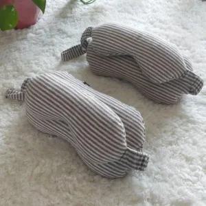 휴대용 목베개 여행용 목배게 기내 목베개 비행기 목쿠션 안대 WFJV7OT