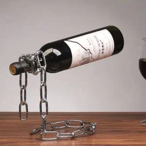 [골드스마일]매직 체인 와인랙 1병수납 와인거치대 와인용품