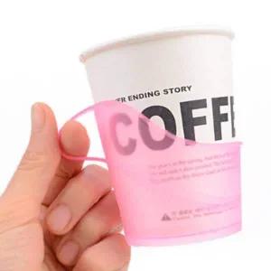 [셀러에이드]컵받침 종이컵 홀더 냉온 컵홀더 플라스틱받침 잔디발 받침대