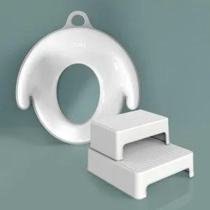 펭귄 비데겸용 유아변기커버 + 디딤대 세트 +매직후크