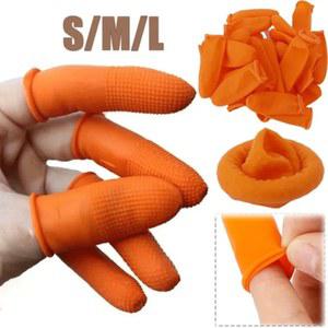 실리콘손가락골무 30pc 일회용 라텍스 손가락 커버 라텍스 정전기 방지 산업 전자 수리 보석에 대 한 미끄럼 방지 손가락 끝 장갑