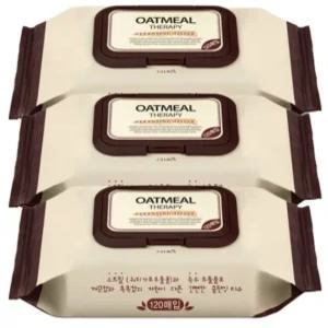 칼미아 오트밀 클렌징티슈120매 3개