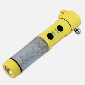 차량 랜턴 겸 비상 탈출 유리 망치 비상상황시 커터 깨기 자동차 벨트절단