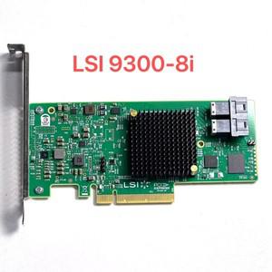 Broadcom LSI 9300-8i HBA 카드 8 포트 SCSI SASSATANvme 호스트 버스 어댑터 12Gbs PCIE 인터페이스 Gen4