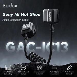 Godox GAC-IC13 멀티 인터페이스 슈 오디오 연장 케이블 (1/4 콜드 마운트 포함) 소니 호환호환 미 연결 카