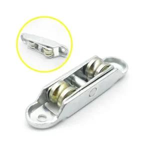 창문 도르래 샷시 방충망 모기장 롤러 로라 슬라이드 문 창틀 호차 이중 휠 레일 바퀴