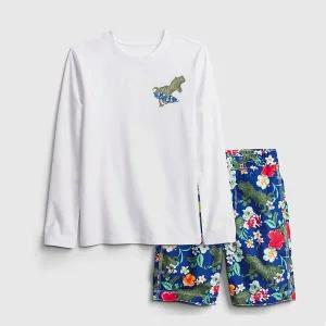 [갭키즈]조카 선물 [키즈 남아 6-14세] 다이노소어 래쉬가드 상의 세트 5211161041051