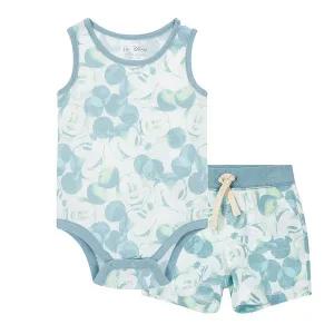 [갭키즈]백일/돌 선물 [베이비 남아6-24개월] 미키마우스 프린트 바디수트 세트 5231243071051