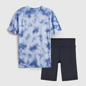 [갭키즈]조카 선물 [TEEN 여아 8-18세]타이다이 크루넥 티셔츠 세트 5211134631099