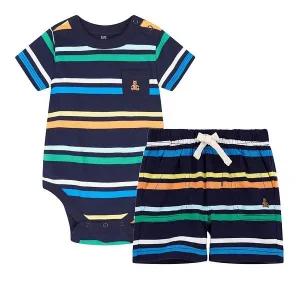 [갭키즈] 19년 SUMMER [베이비 남아 0-24개월] 스트라이프 바디수트 세트 5239243163057