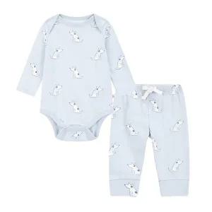 [갭키즈] 20년 SPRING [베이비 남아 0-24개월] 도그 패턴 코튼 바디수트 세트 5230143011051