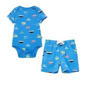 [갭키즈] 20년 SPRING [베이비 남아 0-24개월] 카 그래픽 반팔 바디수트 세트 5230143061051