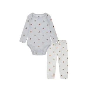 [갭키즈][베이비 남아 0-24개월] 패턴드 코튼 바디수트 & 팬츠 5232434003083