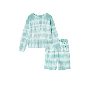 [갭키즈][키즈 남아 6-14세] 타이다이 크루넥 맨투맨 & 쇼츠 5212127132041