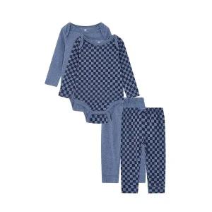 [갭키즈][베이비 남아 0-24개월] 멀티 코튼 바디수트 & 팬츠 2PACK 5232442931056