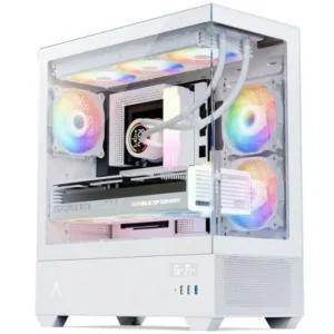 앱코 PC 케이스 컴퓨터 보호 마린 디스플레이 화이트