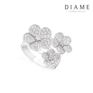 [DIAME]로맨틱가든 러브플라워 18K골드 랩그로운 다이아몬드 반지 FGDR1366WLAB