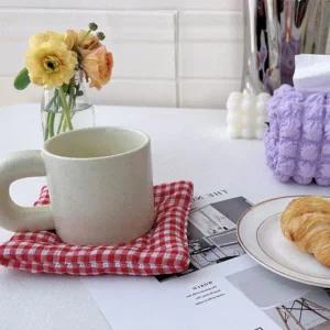 컵받침대 방석 밀크홀더 상판용 코스터 잔받침 소품 정리대