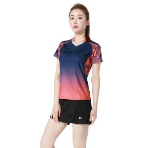 탁구유니폼 반팔 상의 탁구복 탁구 유니폼 배드민턴 운동복