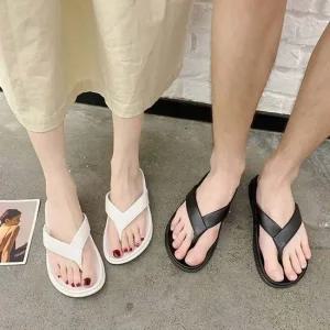 남녀공용 3컬러 데일리 샌들 무지 쪼리