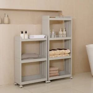 이동식 플러스 틈새 슬림 선반 높은형 낮은형 3단 4단 수납