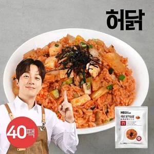 [허닭]닭가슴살 김치 곤약볶음밥 250g 40팩