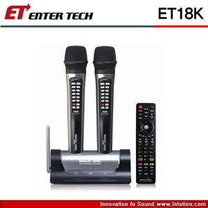 엔터기술/ET18K/ET-18K/매직싱/핸디형 마이크2개/노래반주기/추석선물/설날선물/노래방/가정용/가정용 반주기/효도선물