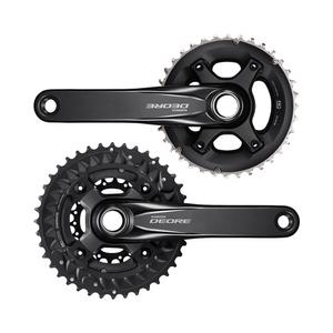 시마노 FC-M6000 크랑크/Deore 2x10단 자전거 할로우텍2 크랭크 셋 HG-X DYNA-SYS 2단(36-26T) 2단(34-24T)