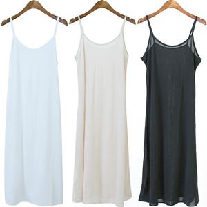 원피스토리/인견 끈원피스 롱슬립/시원한쿨이너원피스