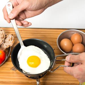 탑앤탑 캠핑 에그 팬 1.5T (블랙) T070704 국산 미니 프라이팬 테프론 코팅