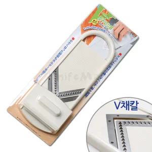 일본 시모무라 VSV-02 V채칼 무채칼 김장용 채썰기