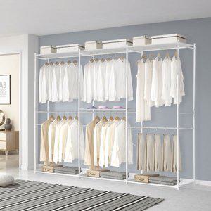 [휴센]갤럭시조합형 2820A_기본형/드레스룸/옷걸이행거/시스템행거/옷장/행거