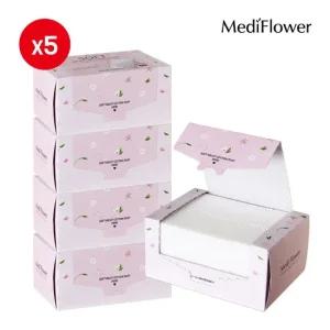 소프트 멀티 코튼 5겹 퍼프 80매x5