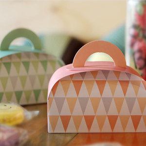 손잡이상자 패턴2종세트/마카롱/상자/답례품/박스/베이킹/포장