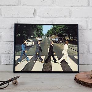 비틀즈 브로마이드 포스터 인테리어 액자 (애비로드, 존레논, 폴매카트니, A2, A3, A4)