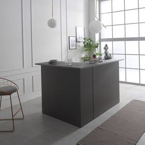 [모던탑21]멀티 키높이 그레이 홈바 세트 (홈바2개) 아일랜드식탁 바테이블