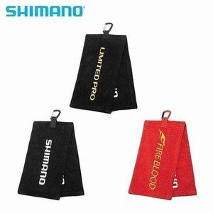 [에프원낚시]시마노 AC-060P 리미티드 프로 파이어 블러드 자수 로고 낚시 수건 타올