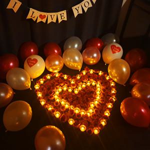 LED초럭셔리세트/프로포즈 LED초 전기초 기념일 촛불 장식 전자초 이벤트 결혼