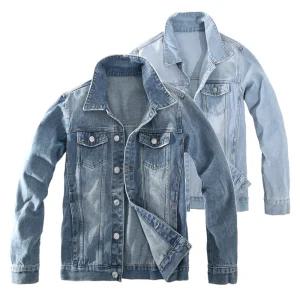 동대문스타일 남성청자켓 빈티지워싱 버튼오픈 데님자켓 TJ214_7