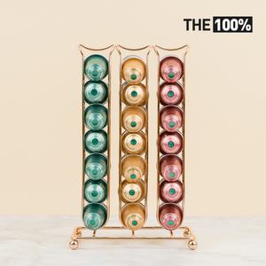 네스프레소 캡슐 보관함 3열 베이직 타워 42구 골드 홀더 거치대 디스펜서